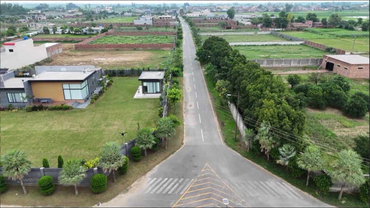 Direct carpeted access along Barki Road, minutes from DHA Phase 7