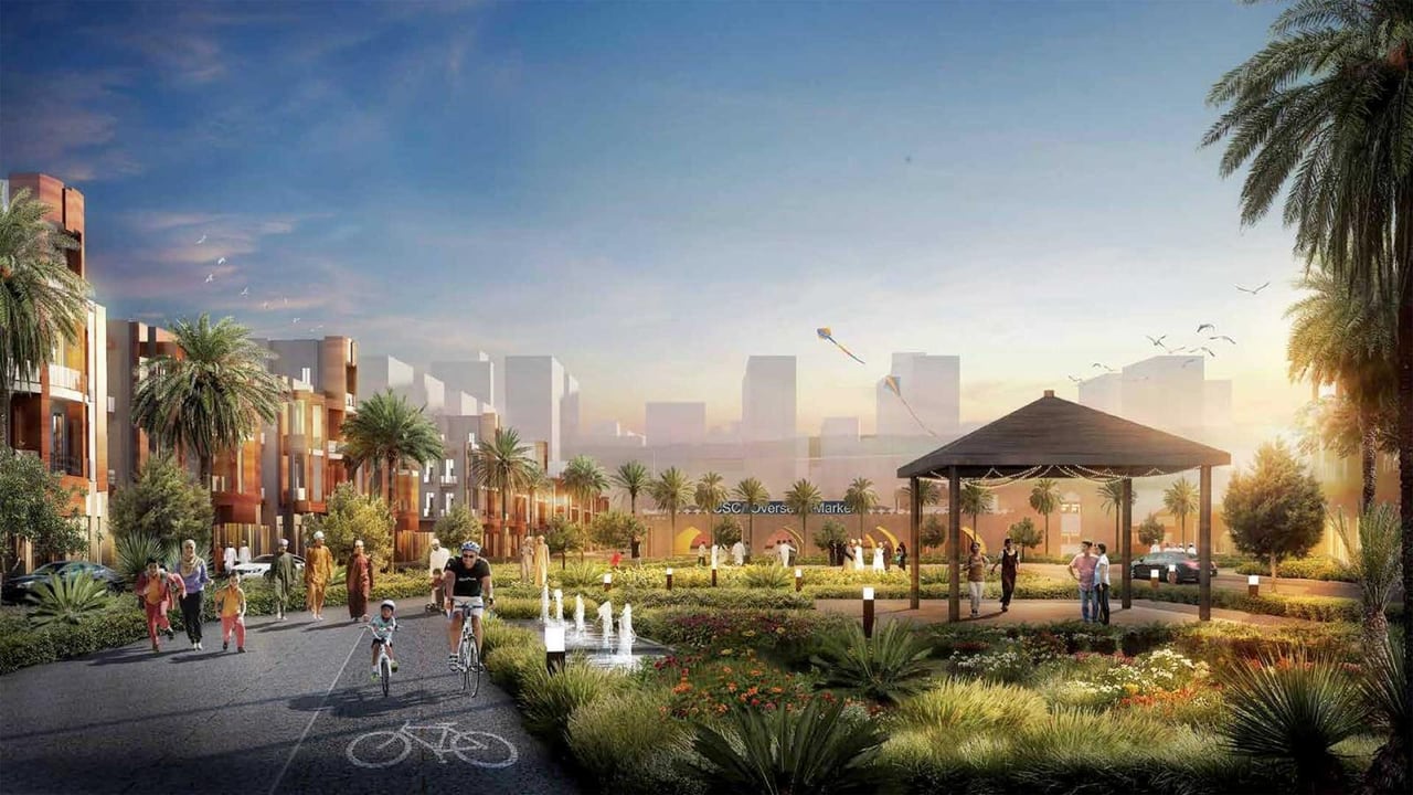 Lahore Smart City — main boulevard & skyline render