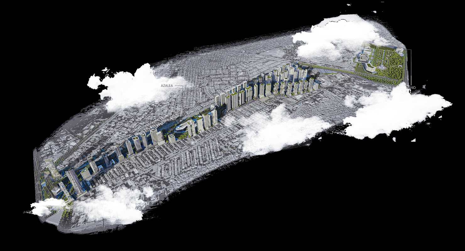 CBD Punjab master development aerial view